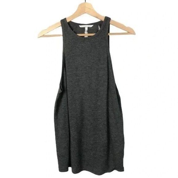 Victoria's Secret Heathered Black Lightweight Athletic Workout Tank Top XS - Picture 1 of 5